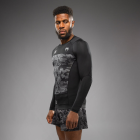 Рашгард -  Venum x Polaris Long Sleeve Rashguard - Black/Storm Grey​